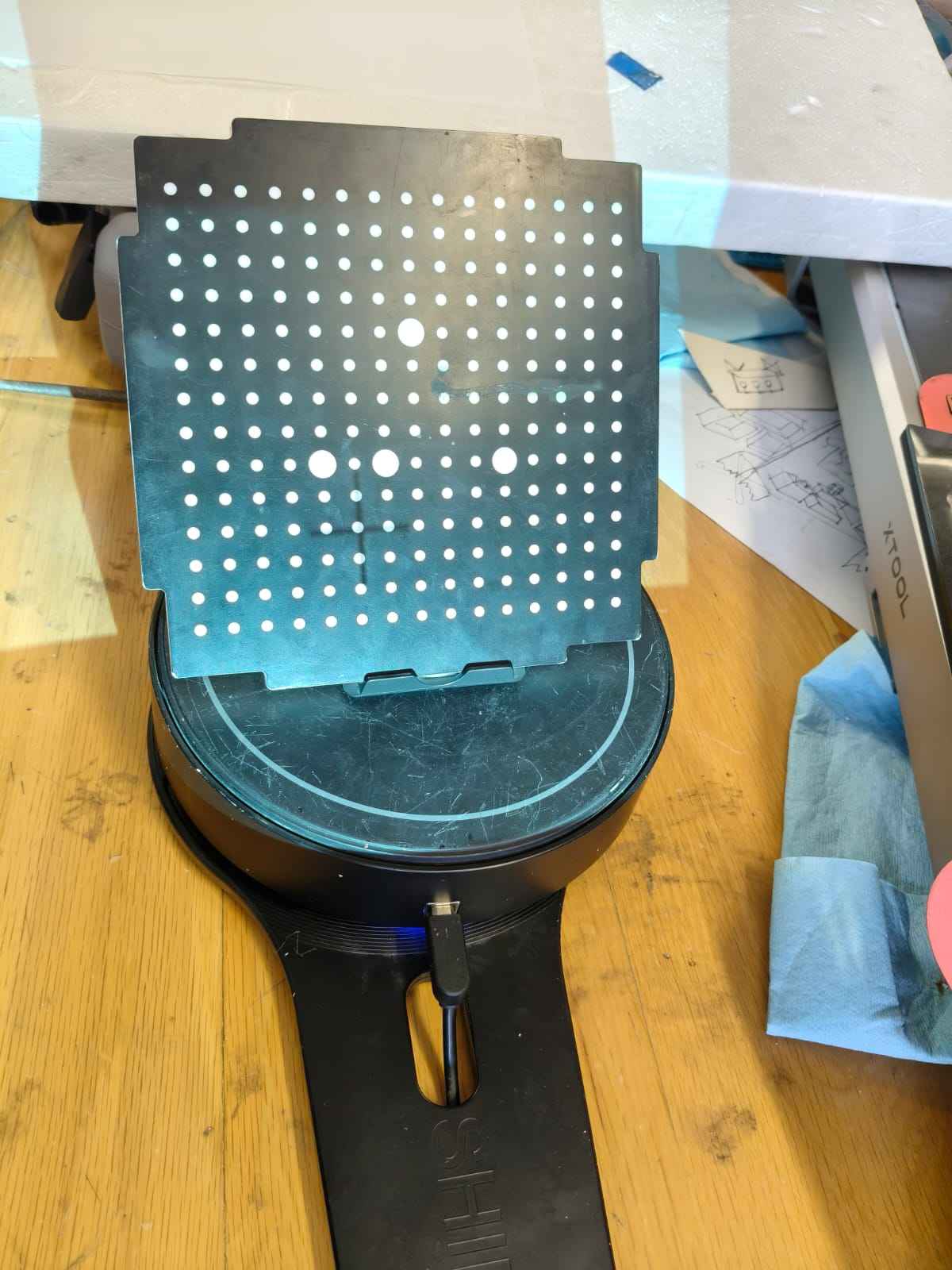 Calibration board first position